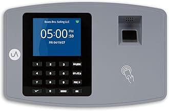 BN6500 Biometric Fingerprint Time Clock System for Small Business with WiFi and Cloud-Based Employee Timecards