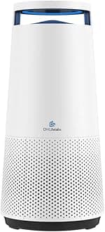 DH Lifelabs | Sciaire Mini + HEPA Air Purifiers | Ions Actively Clean & Deodorize Air | Eliminates 99.9% of Bacteria & Viruses | H13 HEPA Purifier Filter for Allergies Pets | Coverage for Bedroom Home