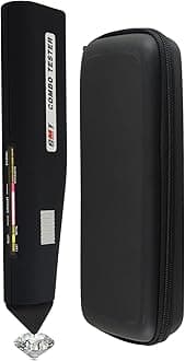 DANOPLUS Diamond & Moissanite Tester Combo - Professional Diamond Detector with Audible & Visual Alarm - High Accuracy & User-Friendly - Ideal for Jewelers, Gemologists & Professionals