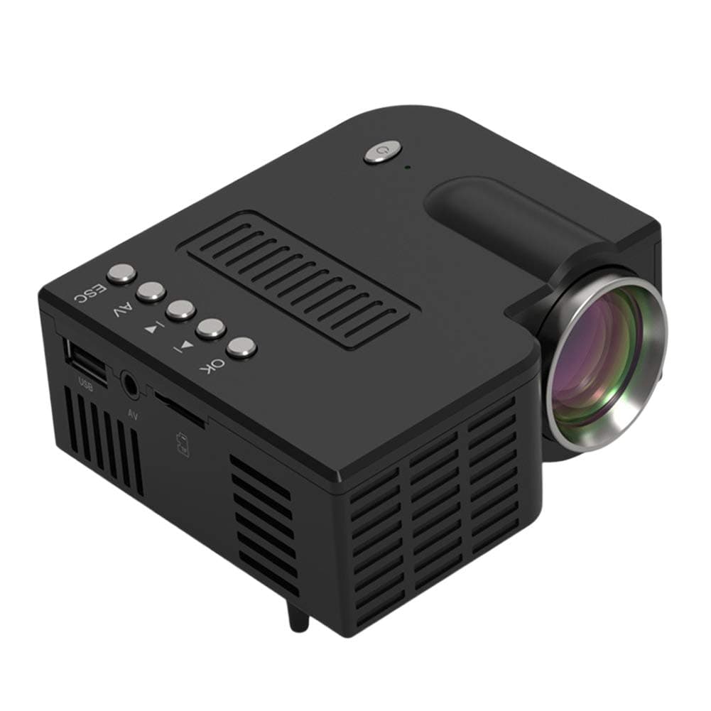 Zchui Micro Mobile Phone Video Projector, Portable Mini Projector | 20,000 Hrs, Support HD 1080P,HDMI, USB, VGA, AV, TF, TV Stick for Family Entertainment and Home Theater