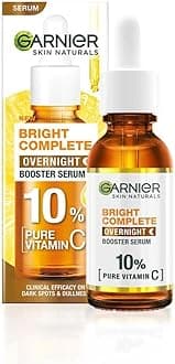 Bright Complete Night Vitamin C Serum With 10% Pure For Skin, Pm Routine Suitable All Skin Types, 30Ml