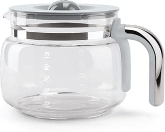 SMEG DCGC01 Glass Jug With Lid , 10 Cup Capacity For DCF02 Drip Coffee Machine