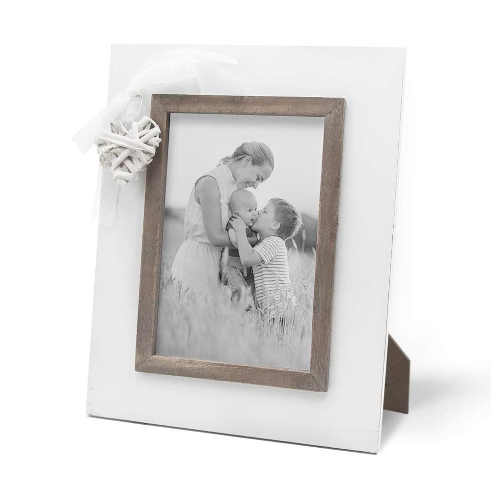 Rustic White Photo Frame 5x7