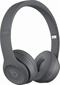 Beats Solo3 Wireless On-Ear Headphones - Neighborhood Collection - Asphalt Gray (Renewed)