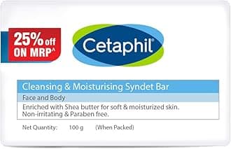 Cetaphil Cleansing Moisturizing Syndet Bar 100gm
