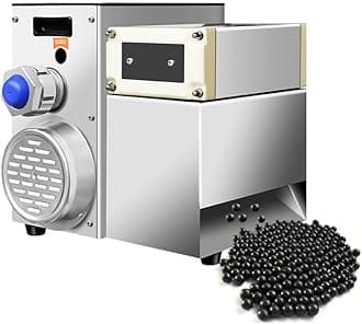 Commercial Popping Bo-ba Machine, Bo-ba Maker Machine, Popping Bo-ba Pearl Maker, Semi-Automatic Tapioca Pearl Making Machine, for Restaurants, Milk Tea Stores, Pharmaceutical Plant,12mm