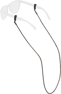 Chums Braided Leather Eyewear Retainer - Genuine Leather Eyeglass Chain to Secure Sunglasses