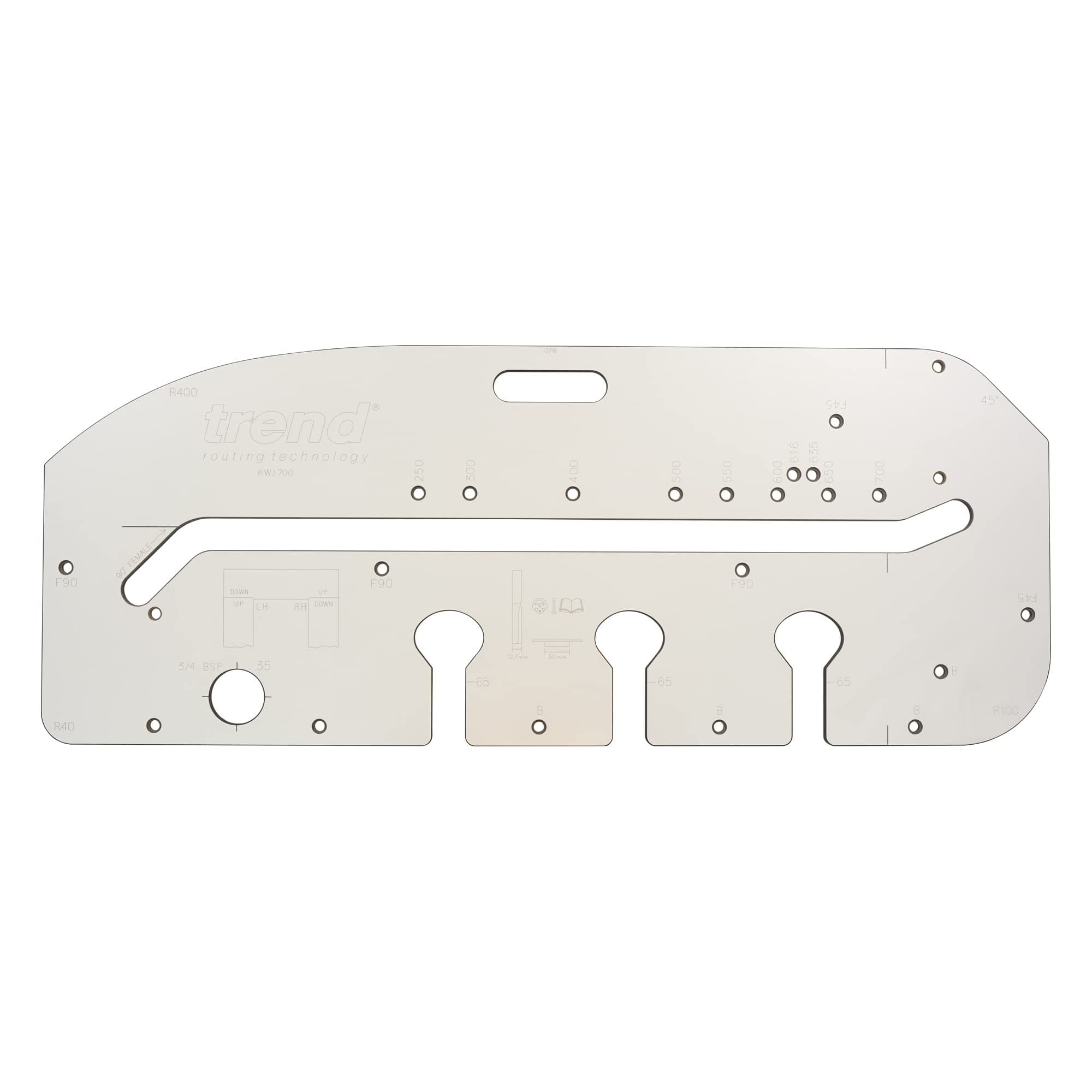Trend Kitchen Worktop Routing Jig, KWJ700