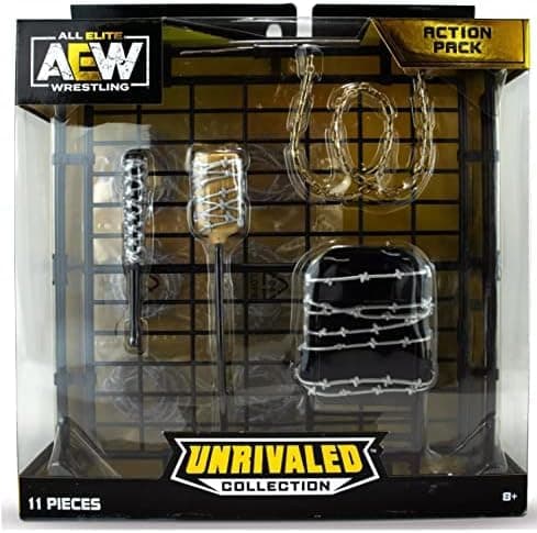 AEW Barbed Wire Wrestling Action Figure Accessory Pack