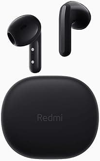 Redmi Buds 4 Lite TWS Wireless Earbuds, Bluetooth 5.3 Low-Latency Game Headset AI Call Noise Cancelling, IP54 Waterproof, 20H Playtime, Lightweight Comt Fit Headphones, Black, 55.5*47.2*22.2mm