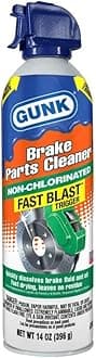 Gunk Brake Part Cleaner Non Chlorinated - Strong Dust and Rust Remover, Brake Cleaner Spray Can, Super Clean Metal Degreaser, Hand Cleaner for Auto Mechanics, Caliper, Disc and Clutch538gm