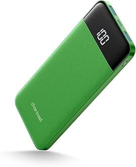 Charmast 10400mAh Power Bank Portable Charger USB C In/Output 5V 3A Battery Pack with LED Display Type C Power Pack Compatible with iPhone 15 14 13 12 11 Samsung S22 S21 Google iPad etc.