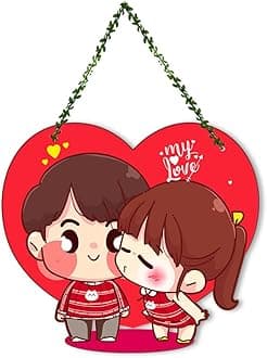 Artvibes Cute Couple Wall Hanging For Home| Couple Gifts | Items for Girlfriend