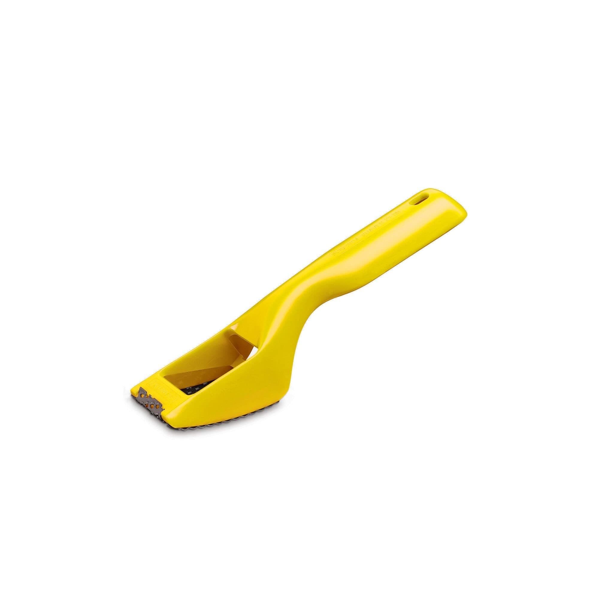 STANLEY 2.1/2"-62mm Surform Shaver Tool with Side Cutting Edge and Click Action Blade Replacement, 5-21-0115