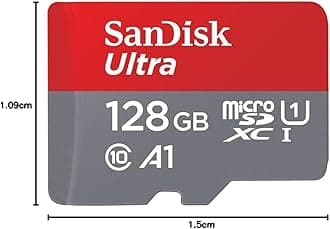 SanDisk Ultra microSDXC 140MBs+Adapt 2Pack, Black, SDSQUAB-128G-GN6MT 128GB