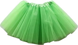 Girls Cute Pompoms Short Skirt Cute Tulle Tutu Princess Skirt Toddler Kids Girl Multicolour Flowy Mini Skirt