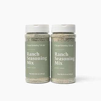 Clean Monday Meals Ranch Seasoning Mix | Gluten Free, Dairy Free, No Artificial Additives | All-Purpose Ranch Powder for Dips, Dressings, Veggies & Meal Prep | 2-Pack, 11 oz