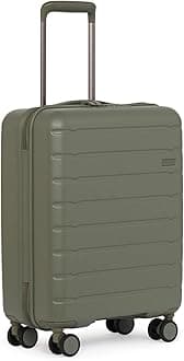 – Stamford 2.0 Hard Shell Cabin Suitcase - 54.1 x 40.2 x 20 cm 37L, Lightweight, 4 Spinner Wheels, TSA Locks, Carry On Luggage Approved by Airlines Including easyjet & British Airways - Green
