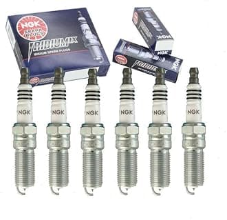 6 pc NGK Iridium IX Spark Plugs compatible with Ford F-150 3.5L V6 2011-2019
