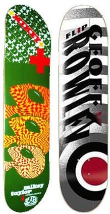 2 Alien Workshop Flip Skateboard Deck Lot