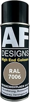 Alex Flittner DesignsRust Protection Paint 4-in-1 RAL 7006 Beige Grey Metal Protective Paint Spray Rust Protection Paint Spray Can
