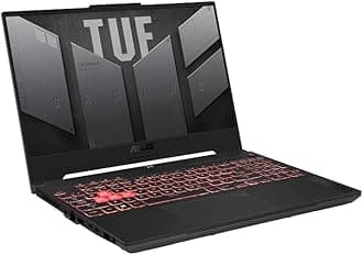 TUF Gaming A15 (2023) Gaming Laptop, 15.6” FHD 144Hz, 100% sRGB Display, GeForce RTX 4060, AMD Ryzen 7 7735HS, 16GB DDR5, 1TB PCIe SSD, Wi-Fi 6, Windows 11, FA507NV-EH74