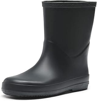 – Kids Wellies Boys Girls Wellington Boots Waterproof Non-Slip Short Rain Boots Toddler/Little Kid/Big Kid