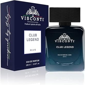 Visconti Club Legend Perfume For Men Eau De Parfum Woody & Spicy Fragrance With Floral Pepper Patchouli, Mandarin, & Musk with Long Lasting Luxury Perfumes For Party, 100 ml