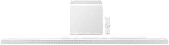 SAMSUNG S801D 3.1.2ch Soundbar w/Wireless Dolby Atmos Audio, Ultra Slim Design, with Alexa Built-in, HW-S801D/ZA (Renewed), White
