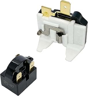 CORINTH CoKoou Compressor 4.7 Ohm 3-Pin PTC Starter/Start Relay and Overload Kit Compatible with Mini Fridges, Beverage & Wine/Beer Coolers, Deep Freezers, Beer/Wine Refrigerators