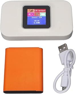 – 5G Wifi Router, 300Mbps 5G Portable Wireless Network Router Mini Smart Router USB Portable with Wifi SIM Card Slot