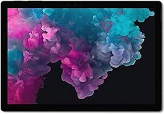 Microsoft Surface Pro 6 12.3" Touchscreen 2 in 1 Tablet Computer (Platinum), Intel Core i7, 8GB RAM, 256GB SSD, Win 10 Home, Online Class Ready, Bluetooth, Webcam (Renewed)
