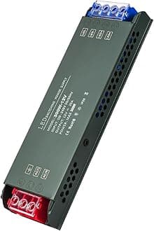 URAQT 12V LED Driver 300W Transformer, 220V to 12V Power Supply, AC to DC 25A Compact Ultra-Thin Constant Voltage for LED Strip Lights Garden Light