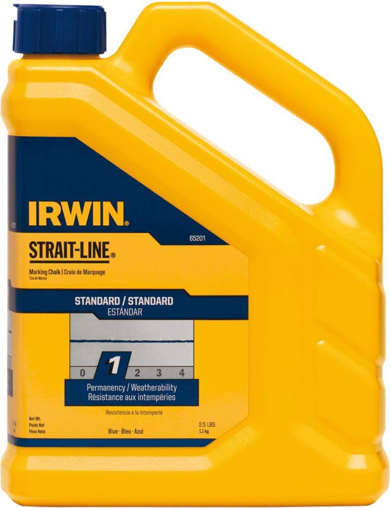 Tools STRAIT-LINE 65201 Standard Marking Chalk, 2.5-pound, Blue (65201)