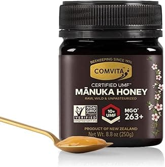 Comvita Manuka Honey (UMF 10+, MGO 263+) New Zealand’s #1 Manuka Brand | Premium Superfood for Nourishing Wellness | Raw, Wild, Non-GMO | 8.8 oz