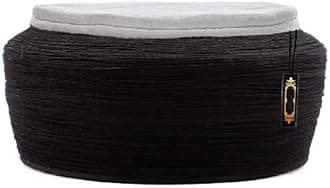 NDA Imama Headwear for Men's Headwear Pagri Scarf for Muslim Men's Long Scarfs for prayer Imam Safa | Caps/Hat not included (4-Meters, Black)