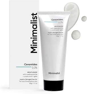 Minimalist 0.3% Ceramide Moisturizing Gel Cream For Barrier Repair | Oil-free Repairing Face Moisturizer For Oily Skin