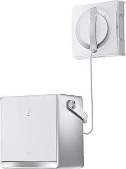 Winbot W2 Pro Omni Portable Window Cleaning Robot,Intelligent Cleaning with Three-Nozzle Wide-Angle Spray Technology,Win SLAM 4.0 Path Planning,Deep Edge Cleaning,5500Pa Suction Power,White