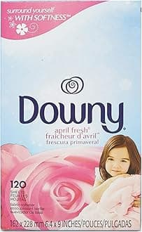 Downy April Fresh Fabric Softener Dryer Sheets, 120 Count