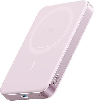 Anker MagGo Power Bank, Ultra-Slim 10,000mAh Magnetic Battery Pack, Qi2 Certified 15W Ultra-Fast MagSafe Compatible Portable Charger, Ergonomic Design, for iPhone17/16/15/14 Series Only（Not for Pixel）