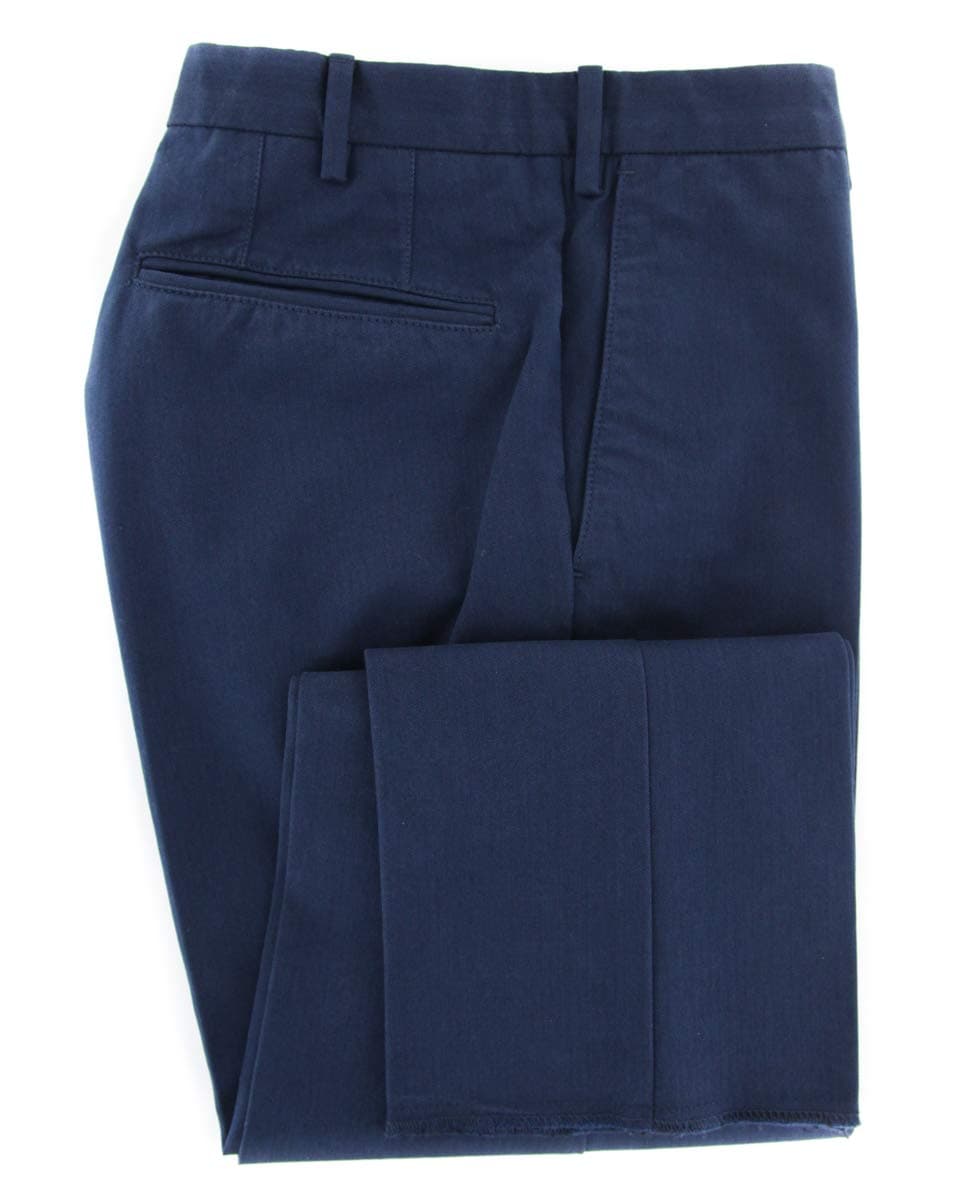 IncotexBlue Solid Pants - Slim