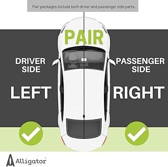 Headlamp Replacement For Nissan Pathfinder 2017-2020 S, SV | 2017-2018 SL Halogen Headlight Assembly with Bulbs Pair, Right Side/Left Side, NI2503252C NI2502252C CAPA Certified