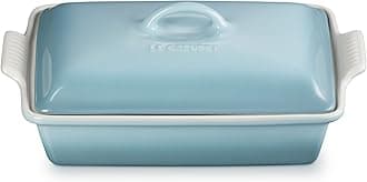 Stoneware Heritage Covered Rectangular Casserole, 4 qt. (12" x 9"), Sea Salt