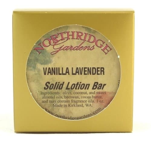 Vanilla Lavender Solid Lotion Bar 1 Ounces