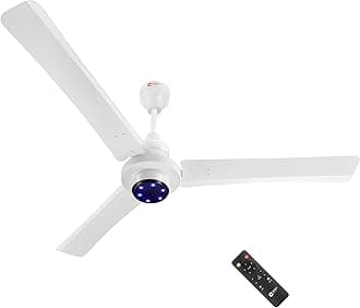 Orient Electric Uniquely Designed I Tome Pro 1200 mm BLDC Ceiling Fan with Remote | LED Indicator Lights, BEE 5 Star Rated Energy Efficient Fan | High Air Delivery, 3 Years Warranty by Orient - White