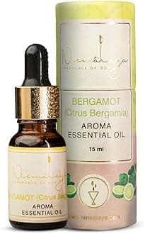 NIRMALAYA 100% Pure & Natural Bergamot Essential Oil | Best Aromatherapy Essential Oil for Diffuser | Essential oils for home fragrance | 15ml per bottle