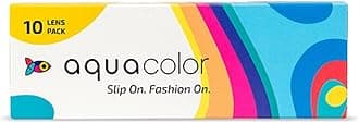 Aquacolor Daily Disposable Colored Lenses with 0 Power - Stormy Gray - (10 Lens/Box)