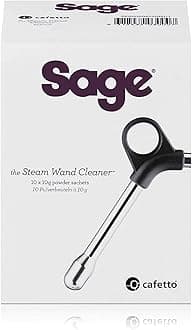 Sage - Steam Wand Cleaner for Sage Coffee Machine Milk Frothers, 10 Powder Sachets