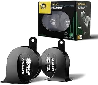 TRUMPET HORN KIT BOX BLACK 12V LONG LIFE TE40 007728981