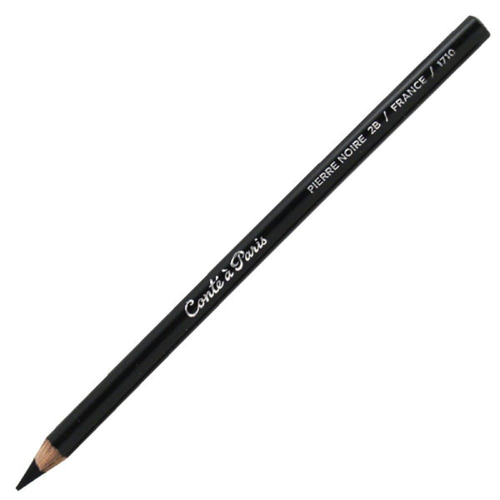 Conte Pencil 1710-2B Soft Black pencil